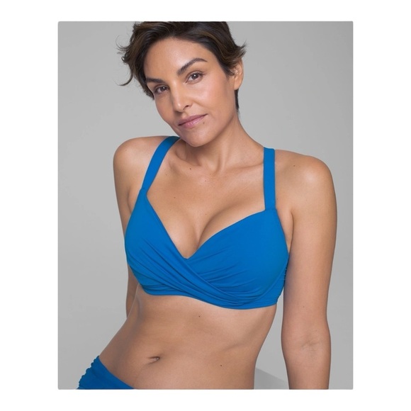 BLEU ROD Beattie Basket Case Over The Shoulder Underwire Bikini Top NWT - Picture 1 of 6